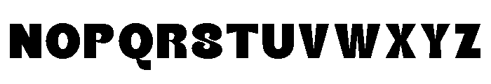 Belfras Regular Font UPPERCASE