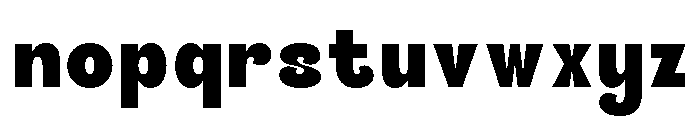 Belfras Regular Font LOWERCASE
