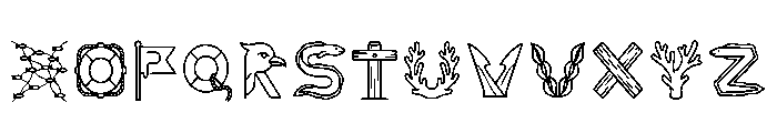 Belge Regular Font UPPERCASE