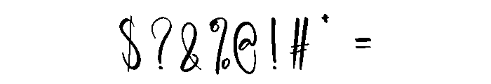 Belgia Signature Font OTHER CHARS
