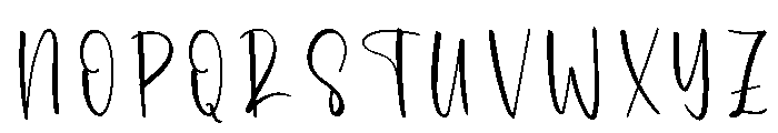 Belgia Signature Font UPPERCASE