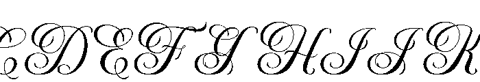 BelgiaCalligraphy Font UPPERCASE