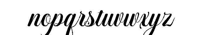 BelgiaCalligraphy Font LOWERCASE