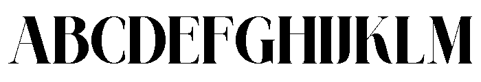 Belgina Regular Font UPPERCASE