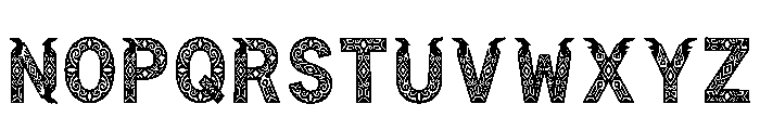 Belian Regular Font UPPERCASE