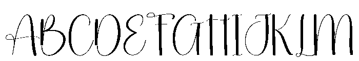 Believe Autumn Font UPPERCASE