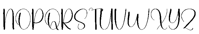 Believe Autumn Font UPPERCASE