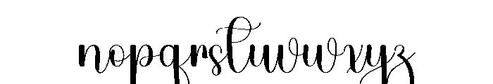 Believe Autumn Font LOWERCASE