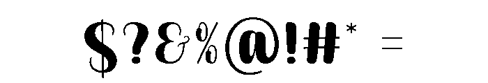Belisya Font OTHER CHARS