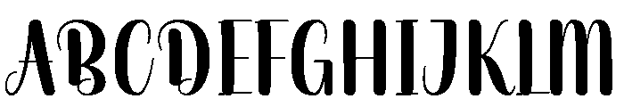 Belisya Font UPPERCASE