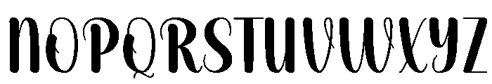 Belisya Font UPPERCASE