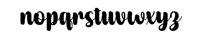Belisya Font LOWERCASE