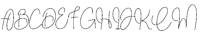 Belive You Font UPPERCASE
