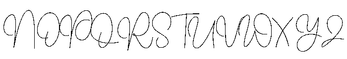 Belive You Font UPPERCASE