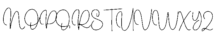 Beliving Already Font UPPERCASE