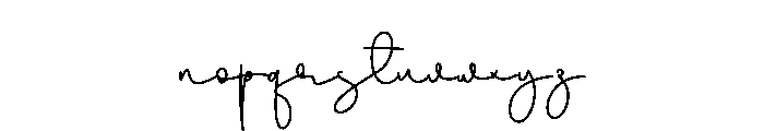 Beliving Already Font LOWERCASE