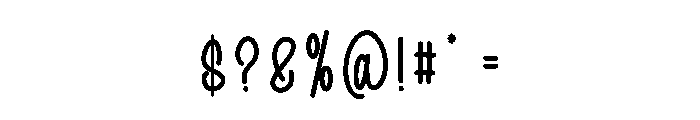 Bellafora Font OTHER CHARS