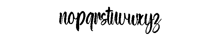 Bellamie Font LOWERCASE