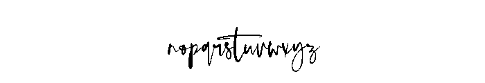 Bellanova Regular Font LOWERCASE
