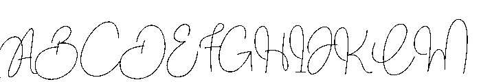 Bellashop Font UPPERCASE