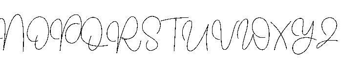 Bellashop Font UPPERCASE