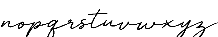 Bellaty-Regular Font LOWERCASE