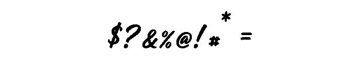 Bellavique Font OTHER CHARS