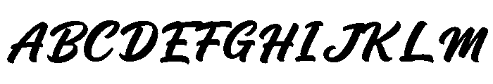 Bellavique Font UPPERCASE