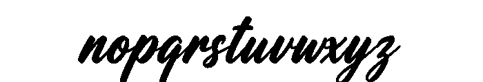 Bellavique Font LOWERCASE