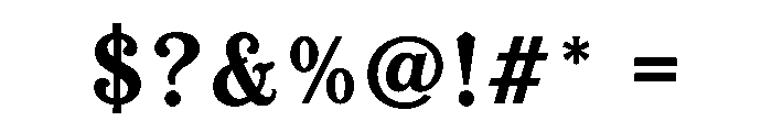 Bellavorn Font OTHER CHARS