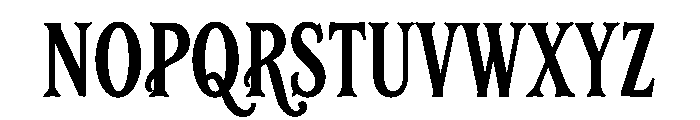 Bellavorn Font UPPERCASE