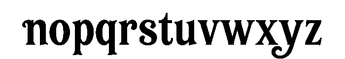 Bellavorn Font LOWERCASE