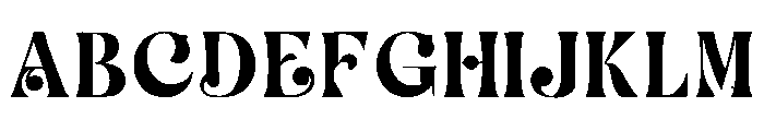 Bellavyn Font UPPERCASE