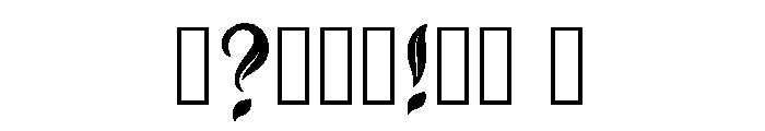 Belle Regular Font OTHER CHARS
