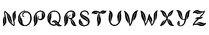 Belle Regular Font UPPERCASE