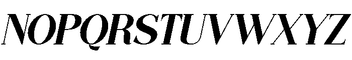 Belleva Italic Font UPPERCASE