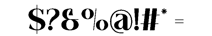 Belleva Regular Font OTHER CHARS