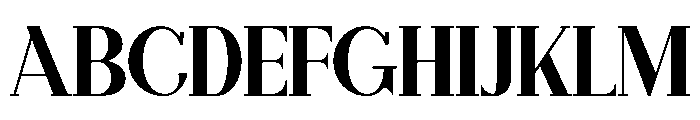 Belleva Regular Font UPPERCASE