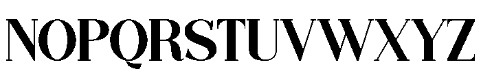 Belleva Regular Font UPPERCASE