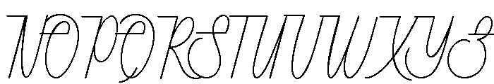 Bellevines Font UPPERCASE