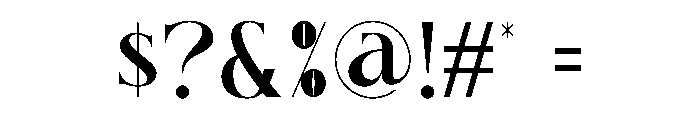 Bellira Font OTHER CHARS