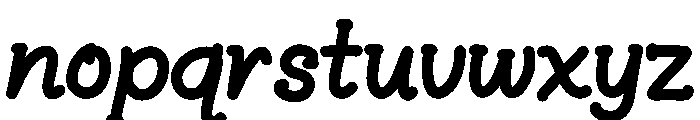 Bellivine Font LOWERCASE