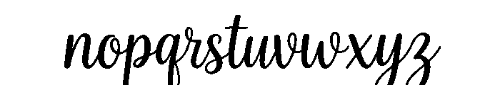 Bellmora Regular Font LOWERCASE