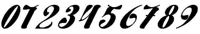 Bello Curve Italic Font OTHER CHARS