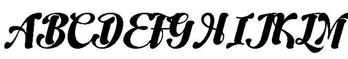 Bello Curve Font UPPERCASE