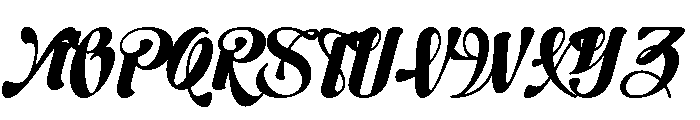 Bello Curve Font UPPERCASE