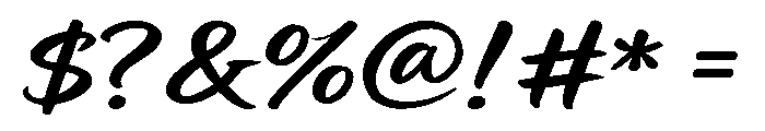 Bellora Font OTHER CHARS