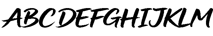 Bellora Font UPPERCASE