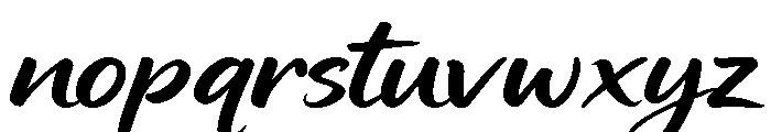 Bellora Font LOWERCASE
