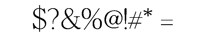 Bellovia Font OTHER CHARS